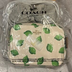NWT Coach 3271 Lime mini camera bag